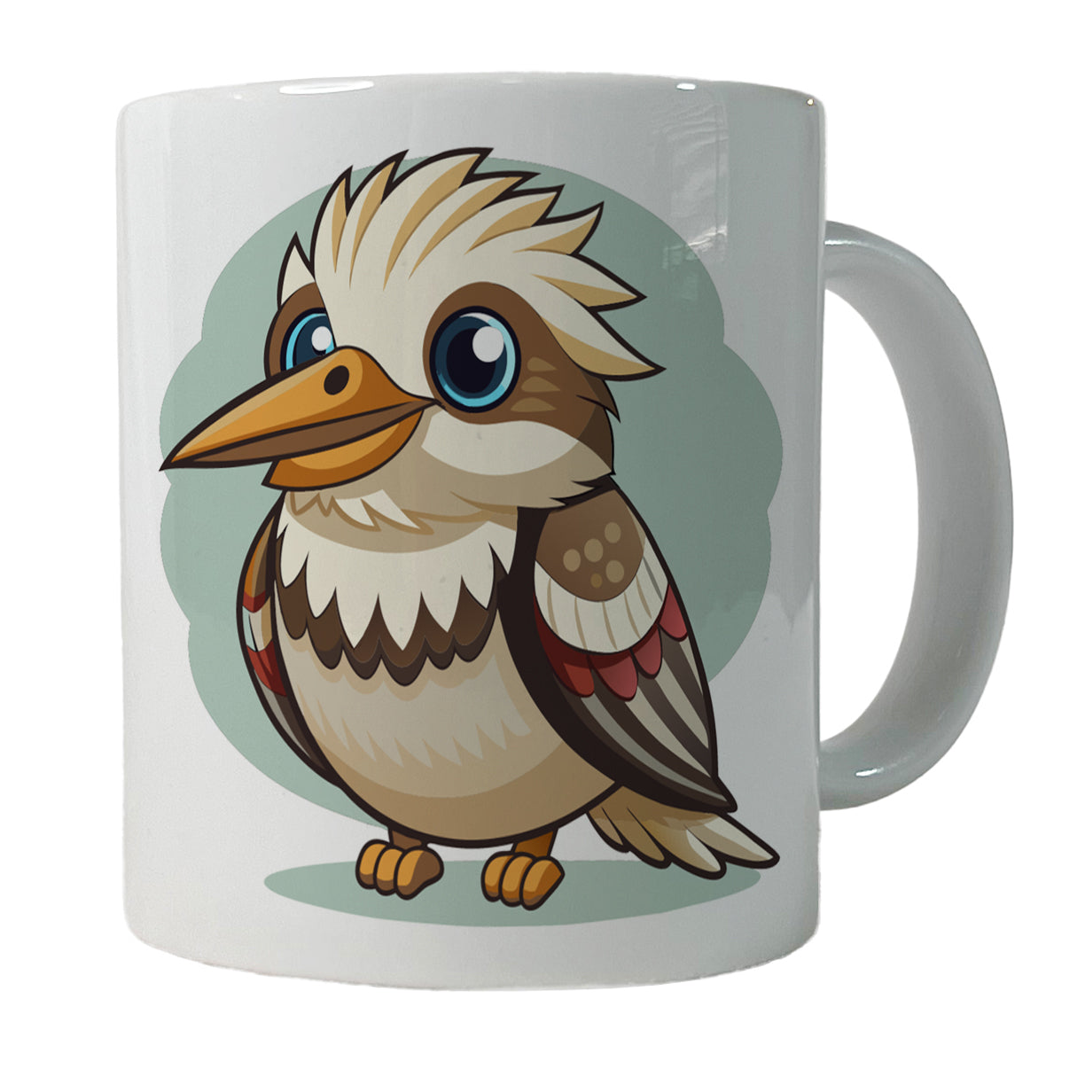 Kookaburra Bird Cute Ceramic Tea Coffee Mug Cup - 11oz