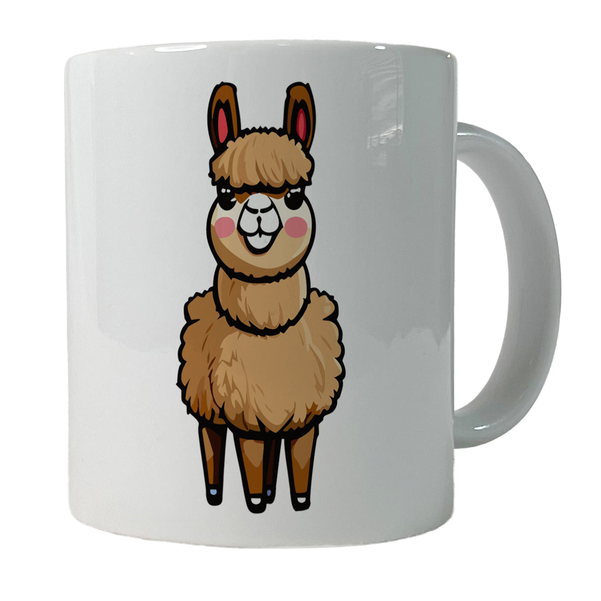 Llama Cute Ceramic Tea Coffee Mug Cup - 11oz