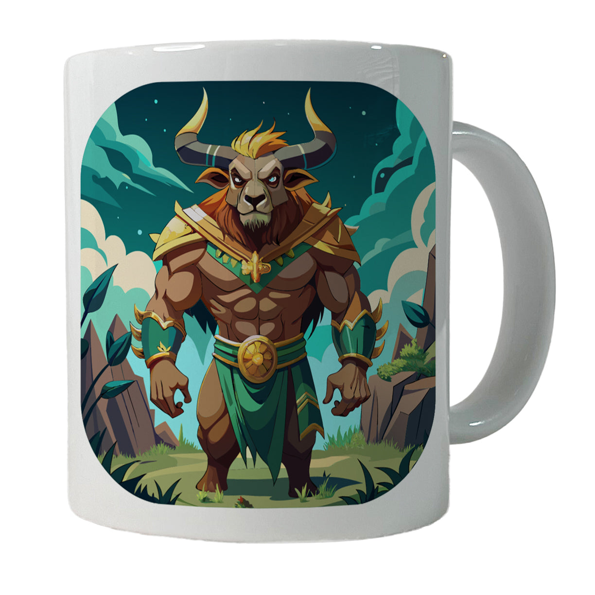 Minotaur Greek Mythology Ceramic Tea Coffee Mug Cup - 11oz