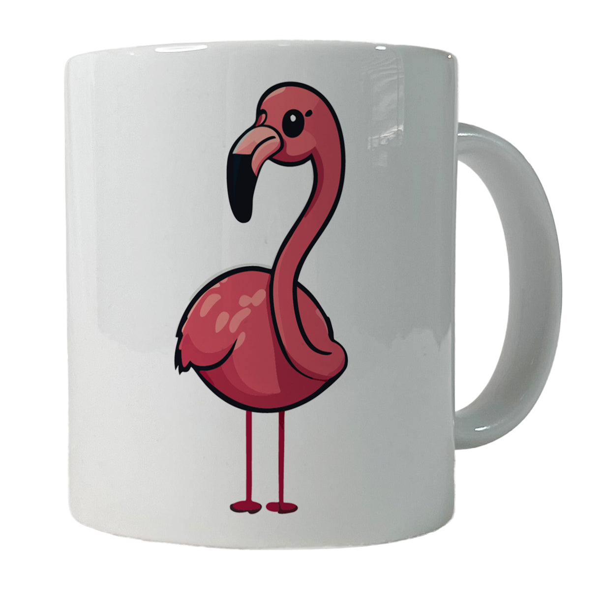 Pink Flamingo Sweet Ceramic Tea Coffee Mug Cup - 11oz