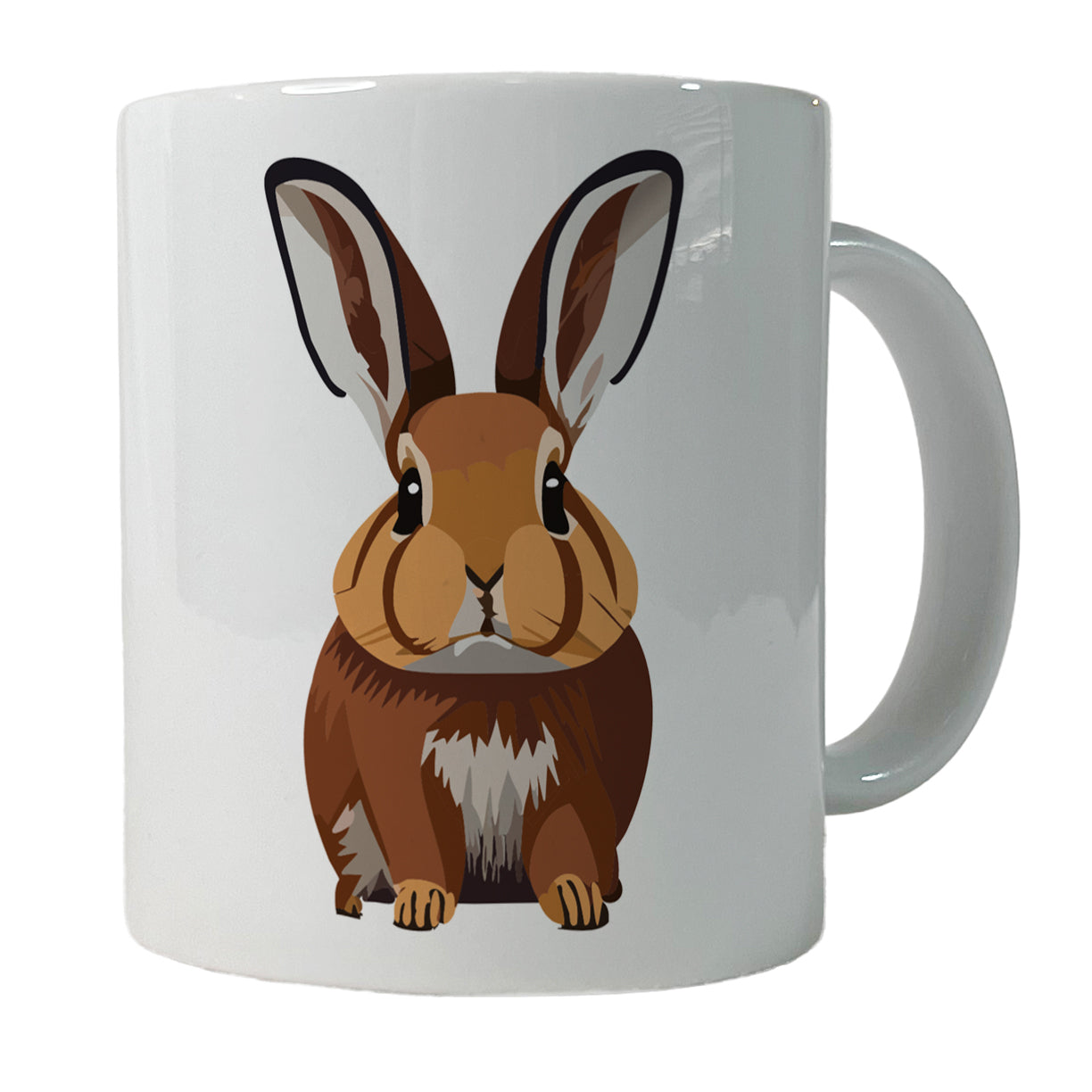 Rabbit Bunny Sweet Woodland Animal Ceramic Tea Coffee Mug Cup - 11oz