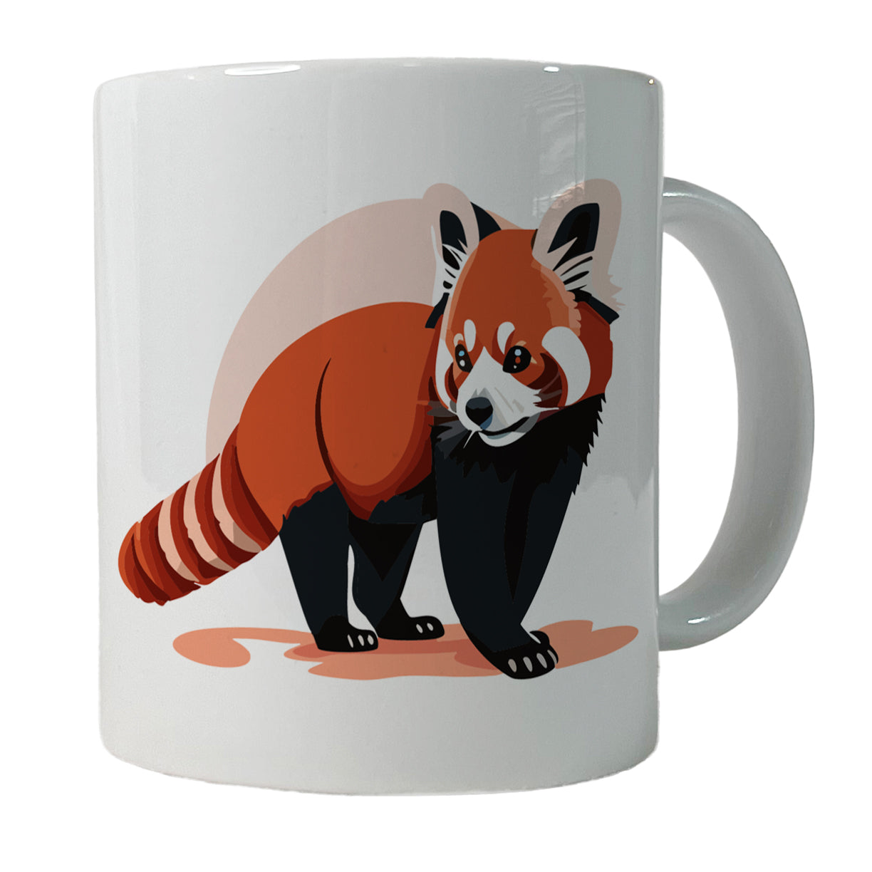 Red Panda Standing Ceramic Tea Coffee Mug Cup - 11oz
