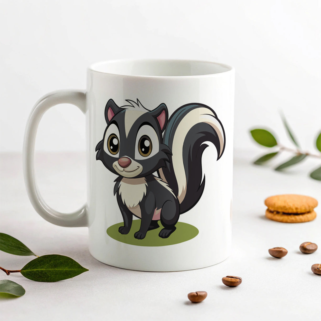 Skunk Cute Ceramic Tea Coffee Mug Cup - 11oz