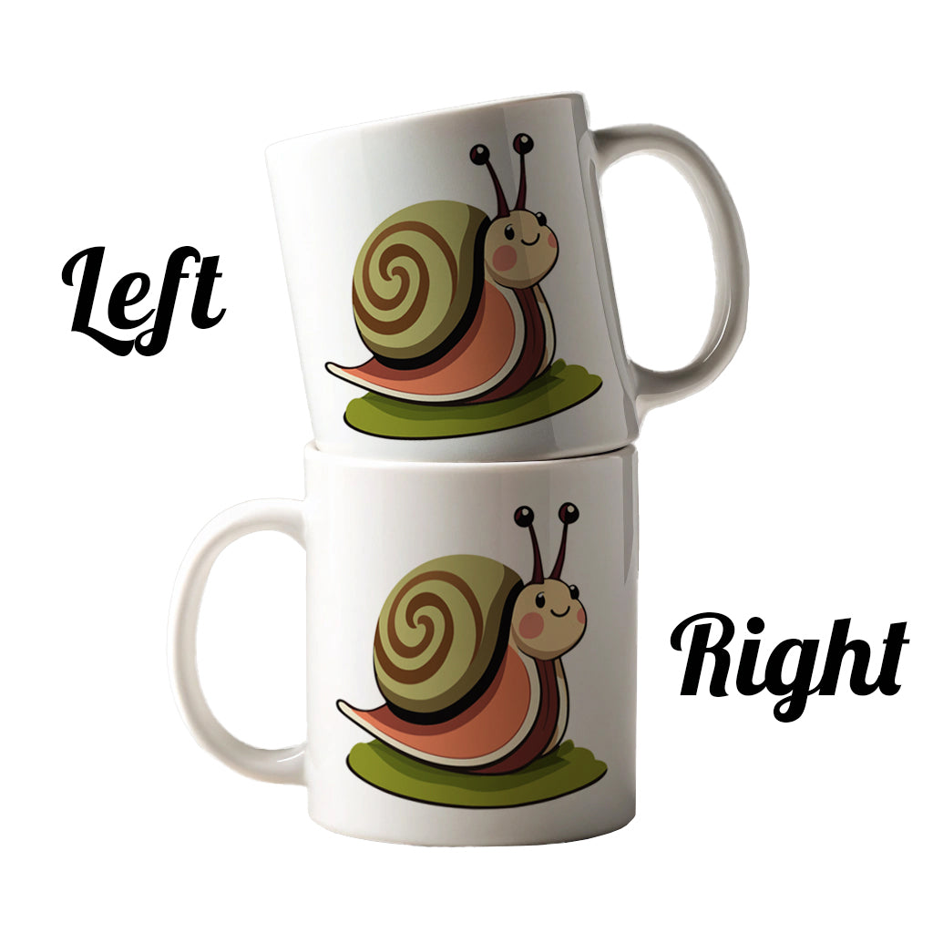Snail Cute Funny Ceramic Tea Coffee Mug Cup - 11oz