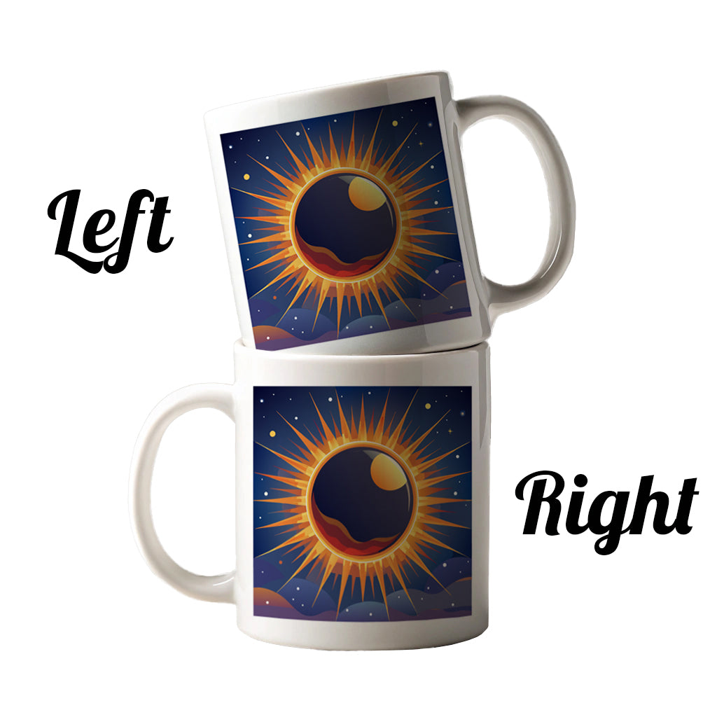 Solar Eclipse Sun Ceramic Tea Coffee Mug Cup - 11oz