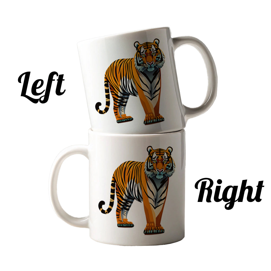 Standing Tiger Ceramic Tea Coffee Mug Cup - 11oz