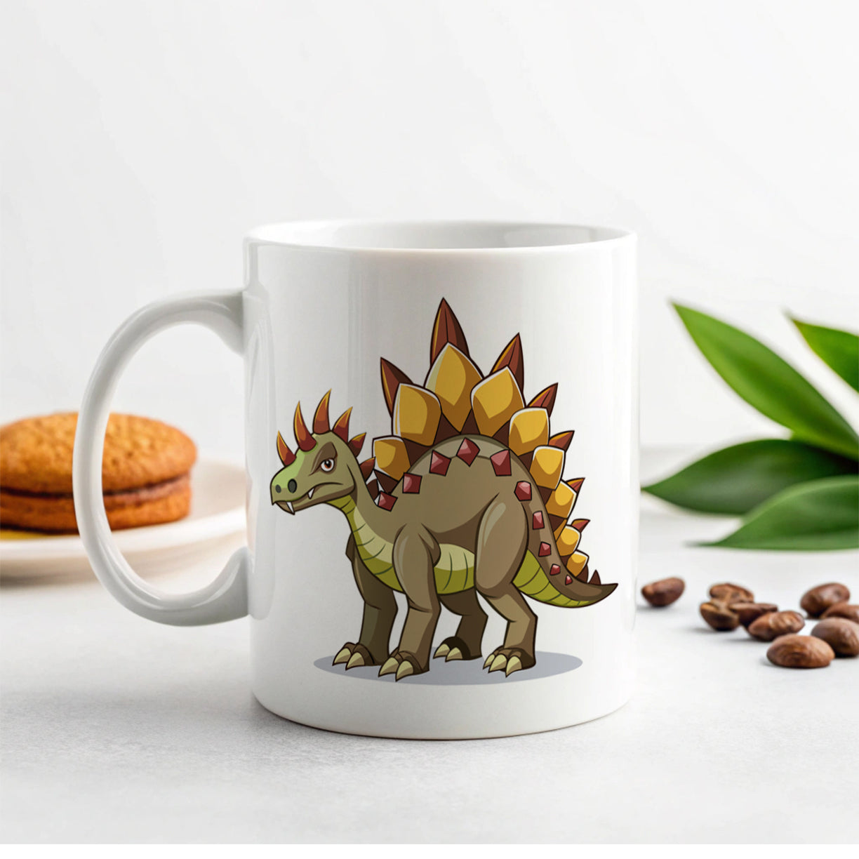 Stegosaurus Dinosaur Ceramic Tea Coffee Mug Cup - 11oz