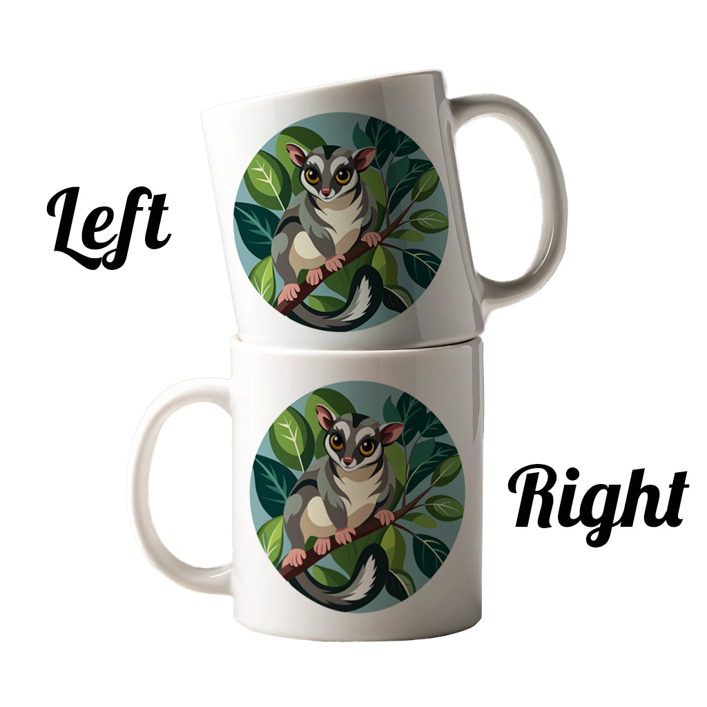 Sugar Glider on Tree Branch Ceramic Tea Coffee Mug Cup - 11oz