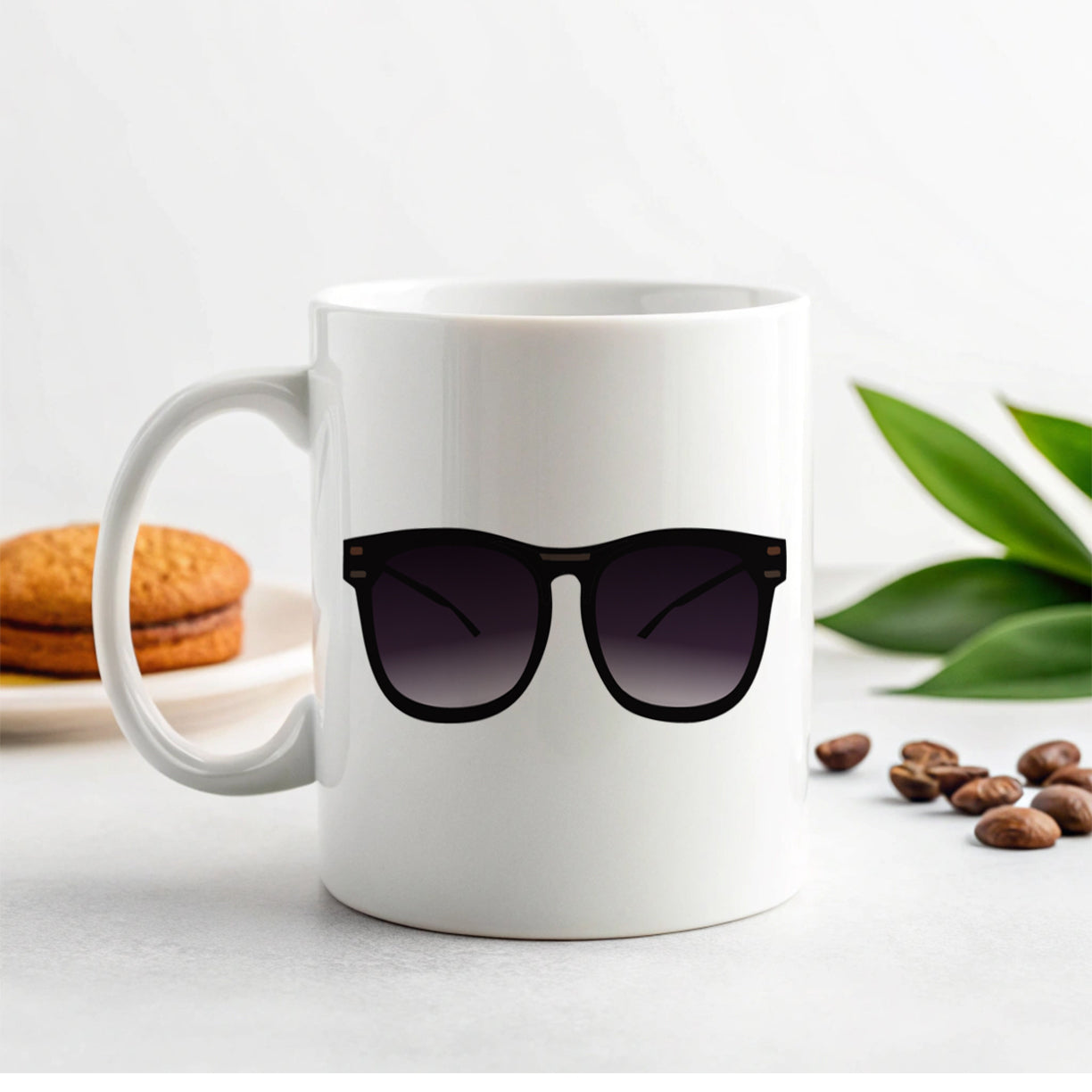 Sunglasses Black Summer Vacation Ceramic Tea Coffee Mug Cup - 11oz