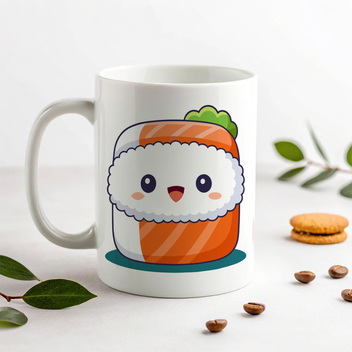 Sushi Food Cute Ceramic Tea Coffee Mug Cup - 11oz