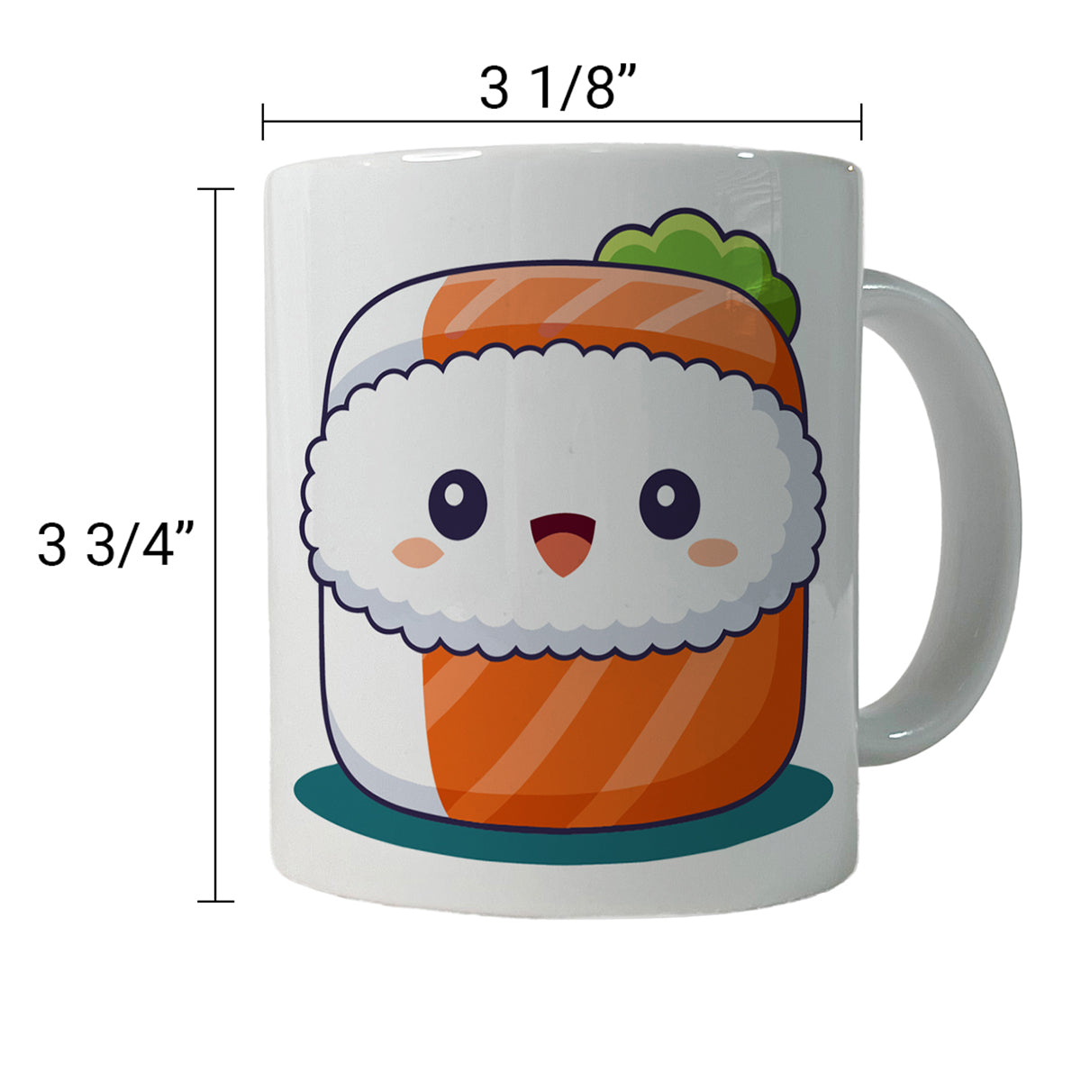 Sushi Food Cute Ceramic Tea Coffee Mug Cup - 11oz