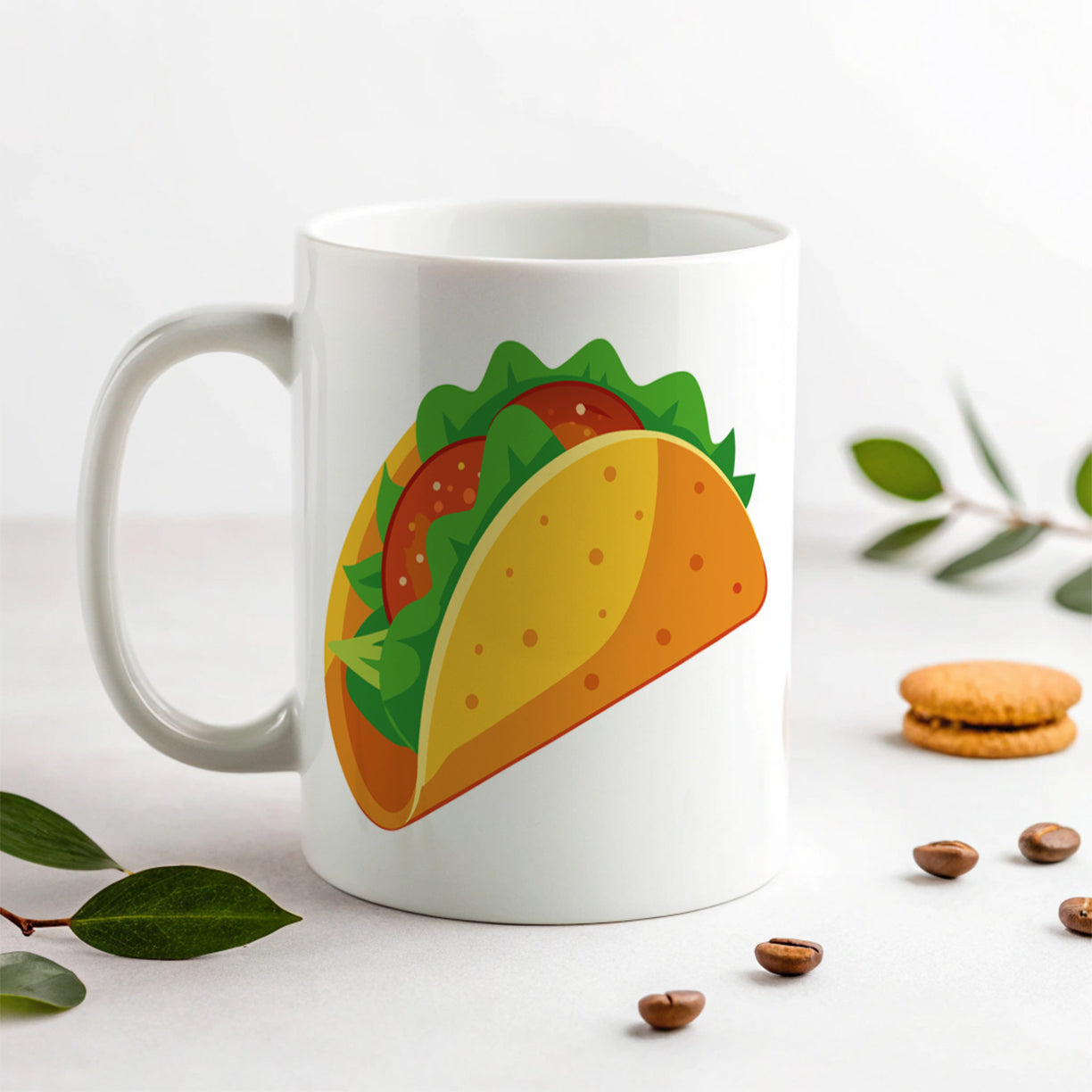 Taco Crispy Mexican Food Ceramic Tea Coffee Mug Cup - 11oz