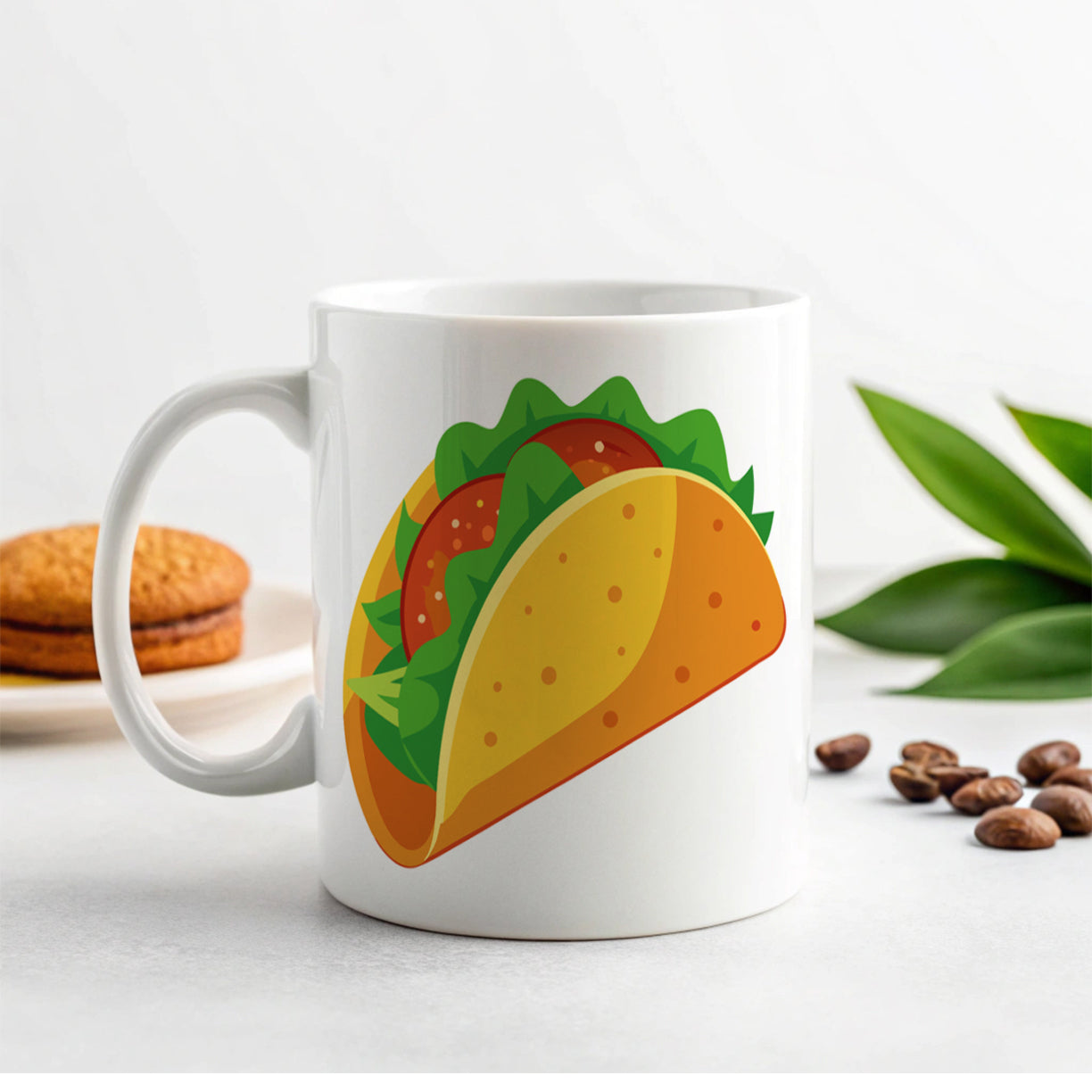 Taco Crispy Mexican Food Ceramic Tea Coffee Mug Cup - 11oz