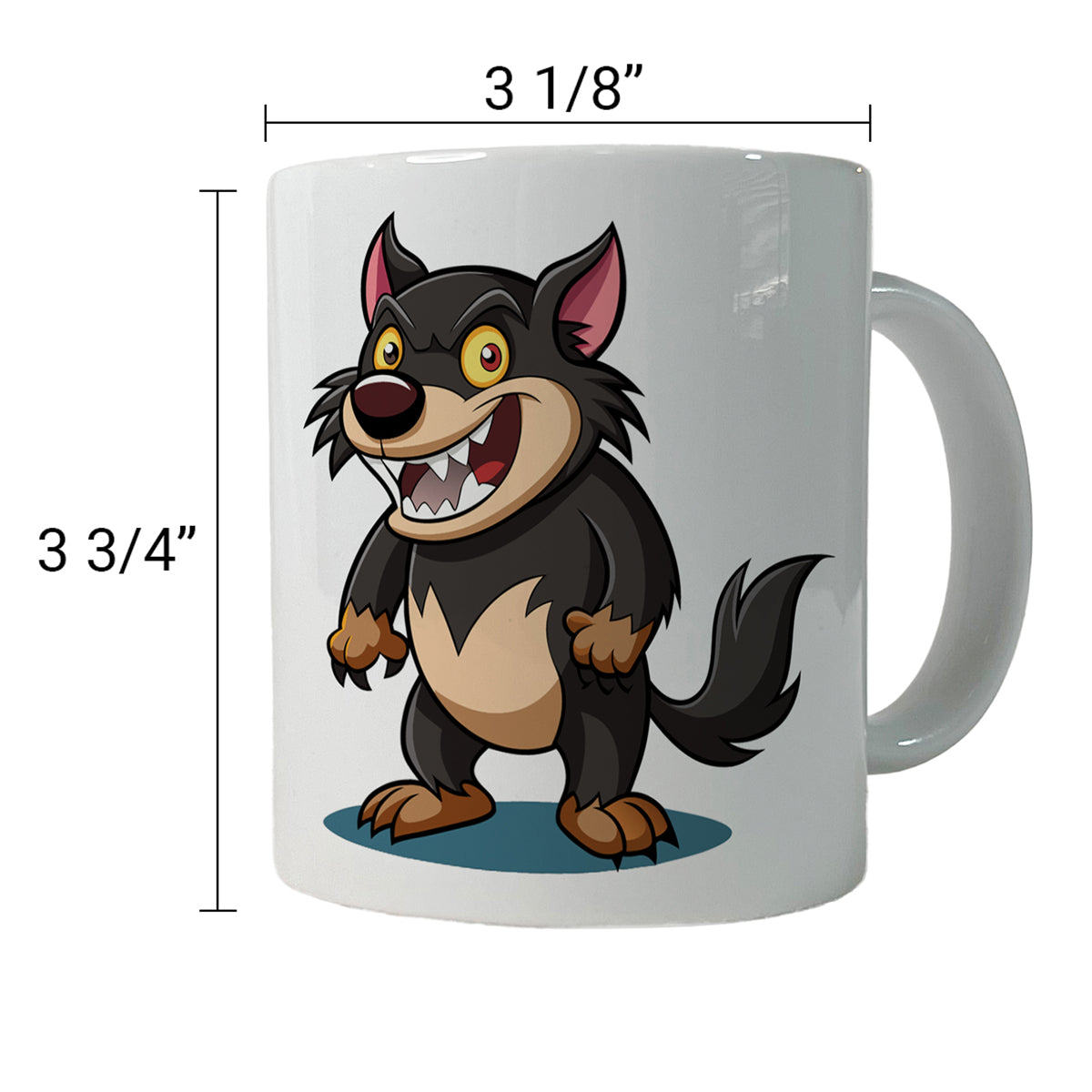 Tasmanian Devil Australian Animal Funny Ceramic Tea Coffee Mug Cup - 11oz