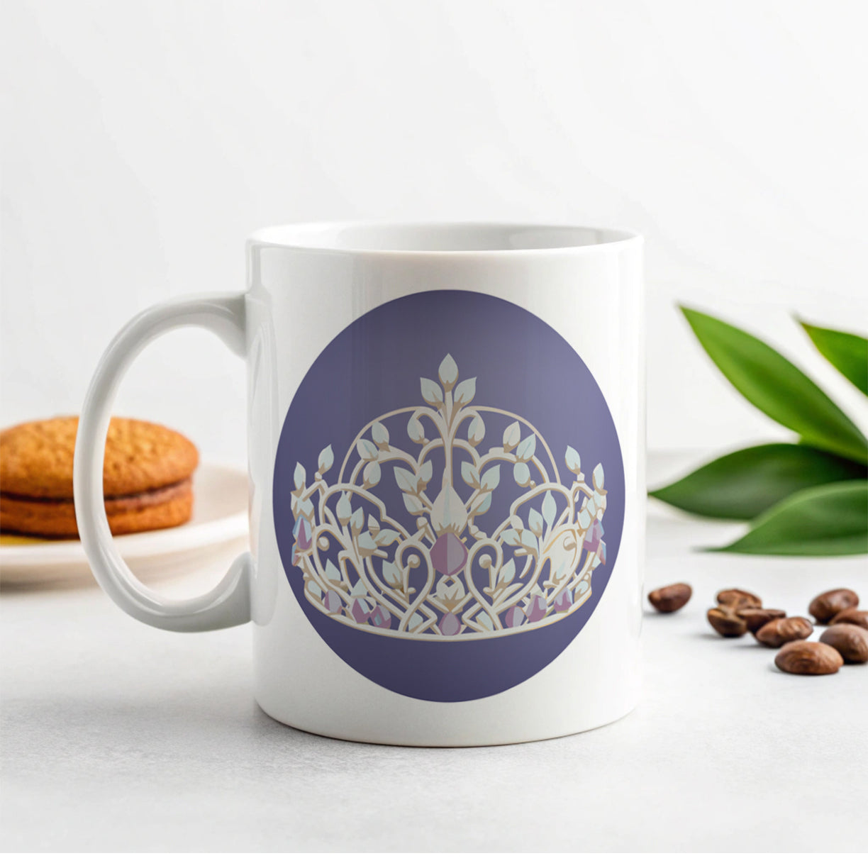 Tiara Princess Queen Royalty Ceramic Tea Coffee Mug Cup - 11oz