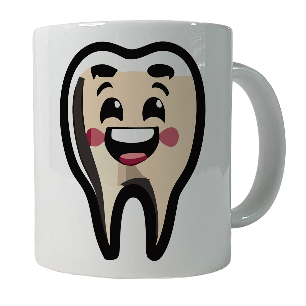 Tooth Happy Dentist Ceramic Tea Coffee Mug Cup - 11oz