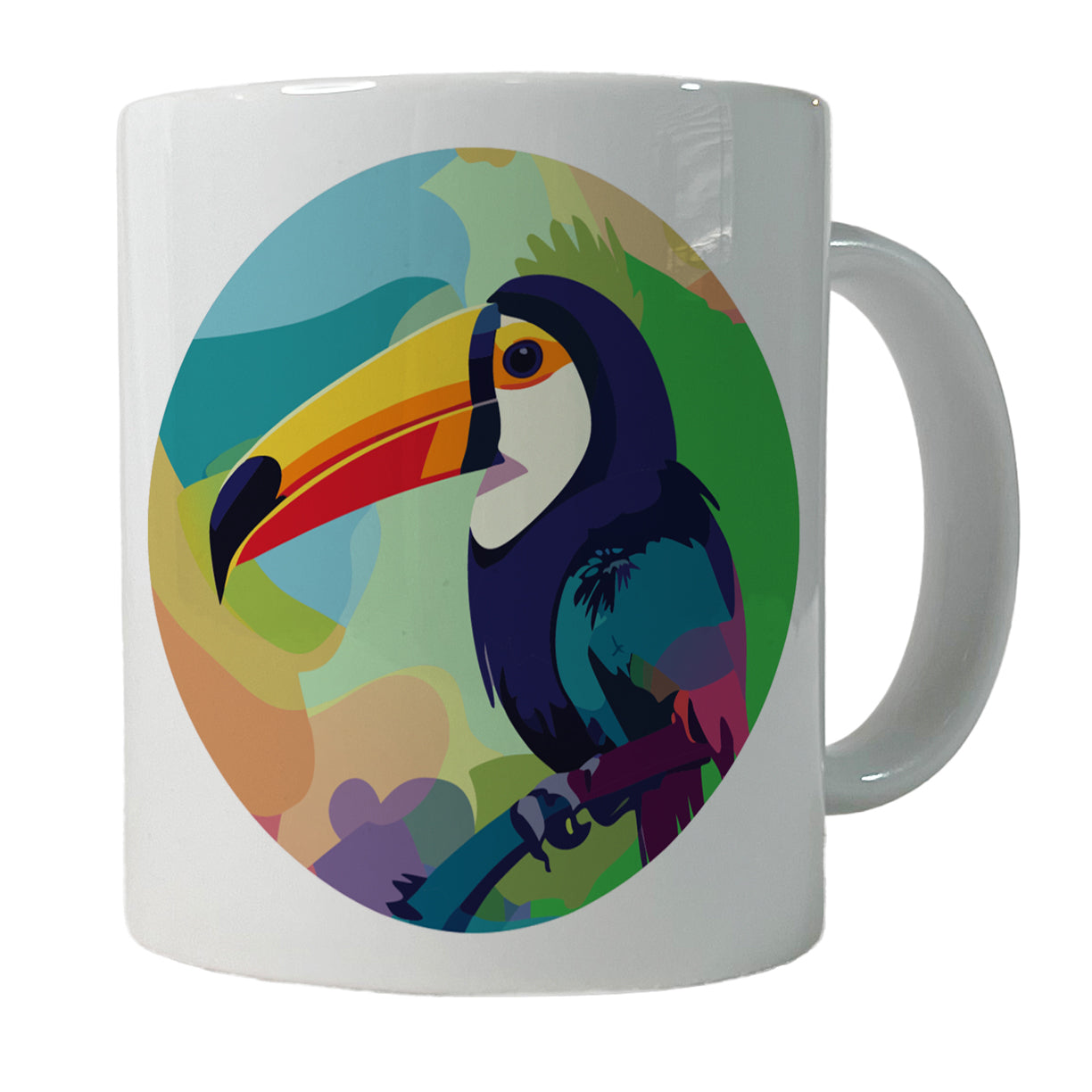 Toucan Tucan Tropical Bird Ceramic Tea Coffee Mug Cup - 11oz
