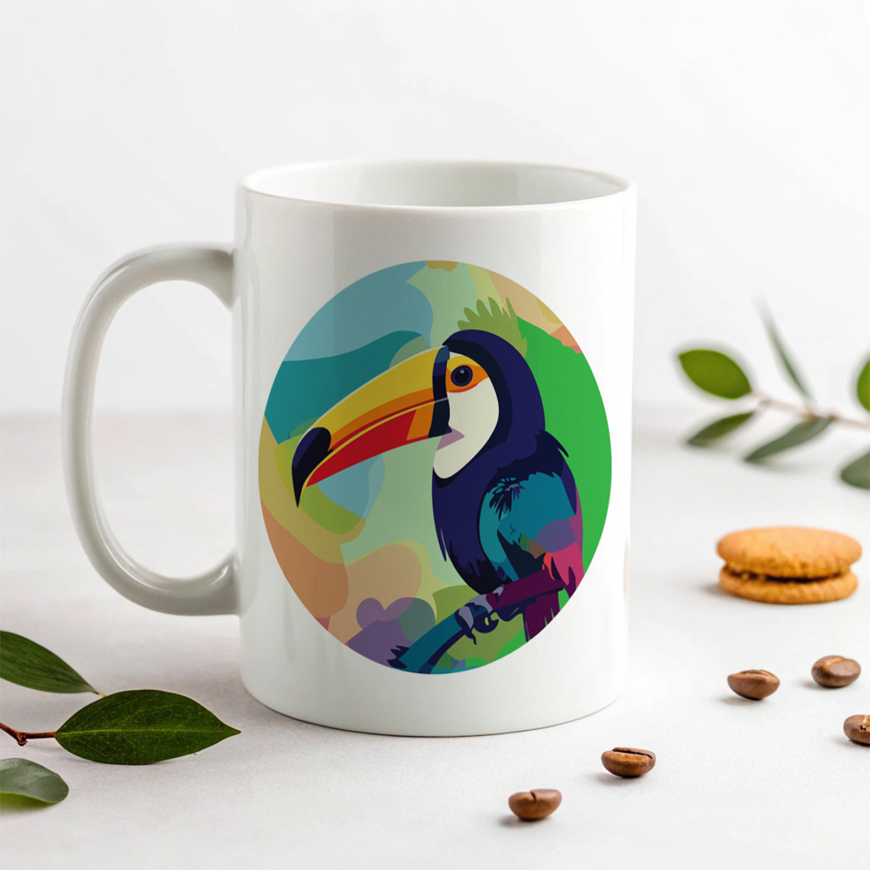 Toucan Tucan Tropical Bird Ceramic Tea Coffee Mug Cup - 11oz