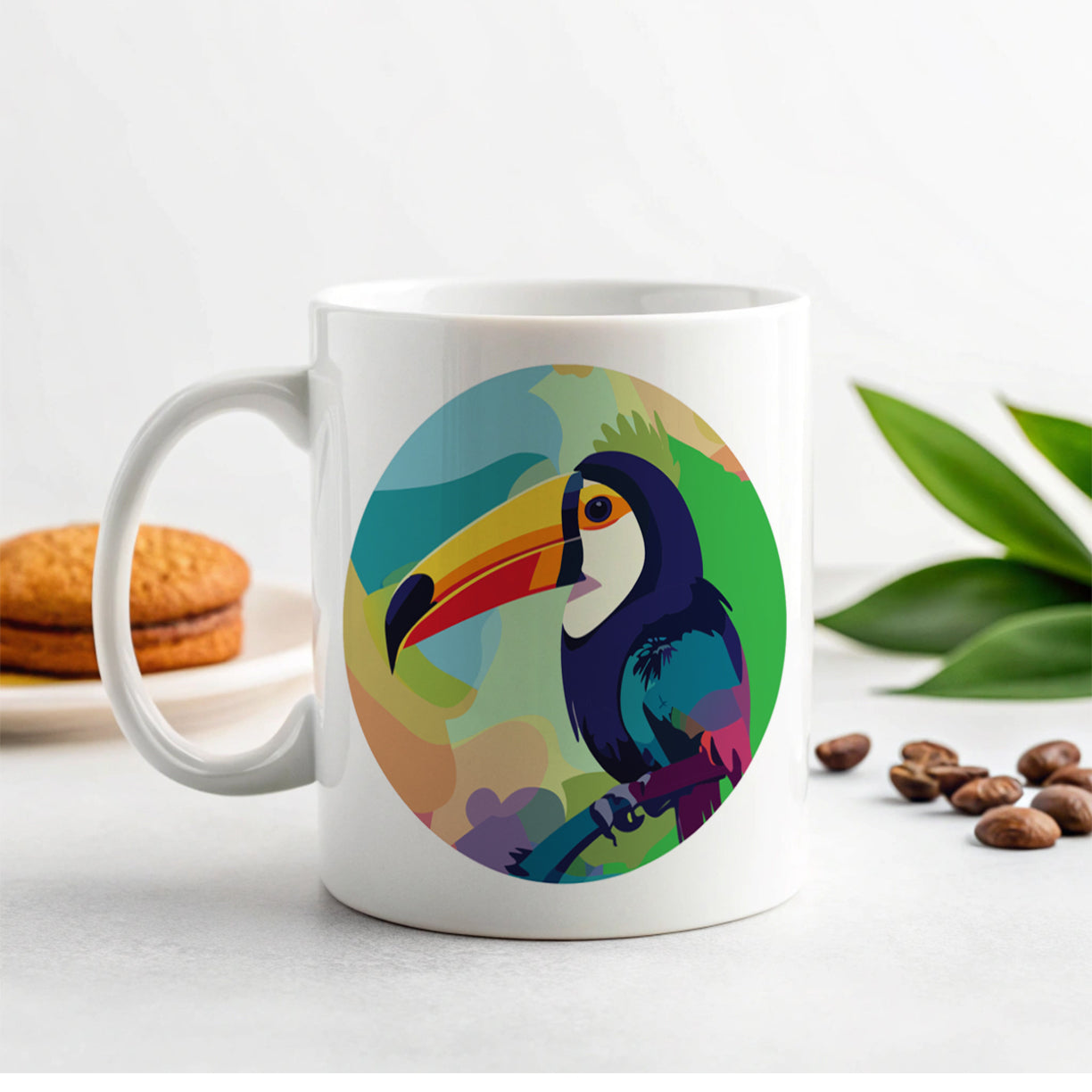 Toucan Tucan Tropical Bird Ceramic Tea Coffee Mug Cup - 11oz