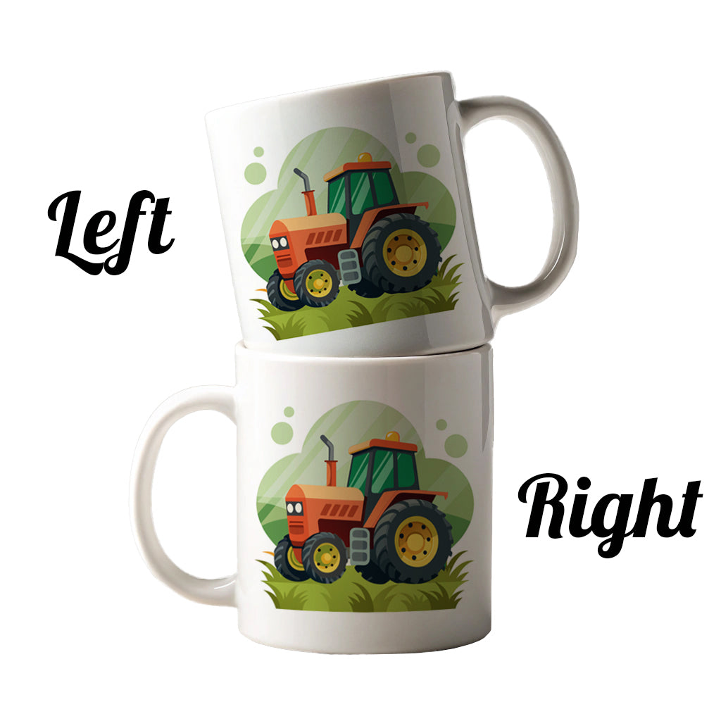 Tractor Cartoon Ceramic Tea Coffee Mug Cup - 11oz
