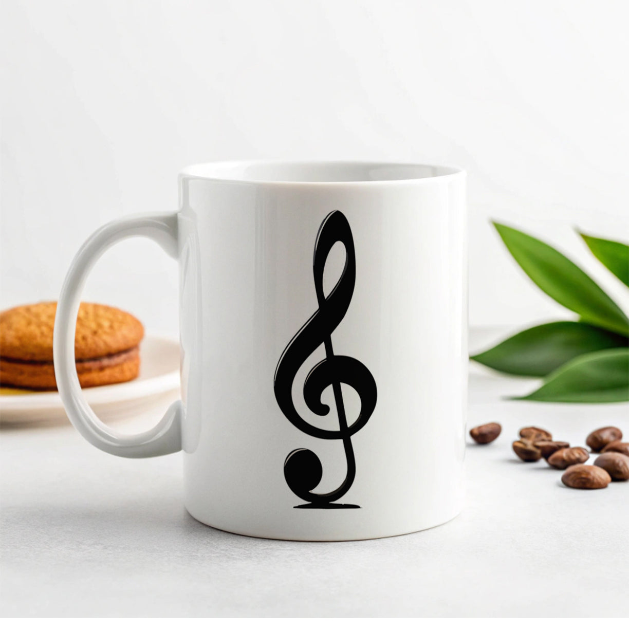 Treble Clef Music Musical Musician Ceramic Tea Coffee Mug Cup - 11oz