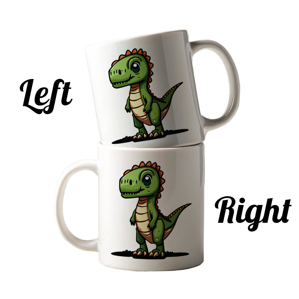 T-Rex Tyrannosaurus Dinosaur Cute Ceramic Tea Coffee Mug Cup - 11oz