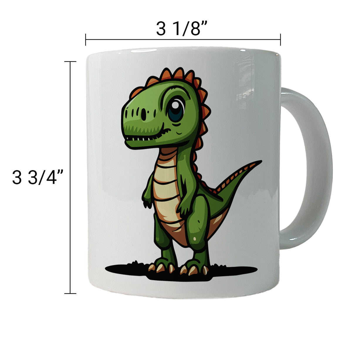 T-Rex Tyrannosaurus Dinosaur Cute Ceramic Tea Coffee Mug Cup - 11oz