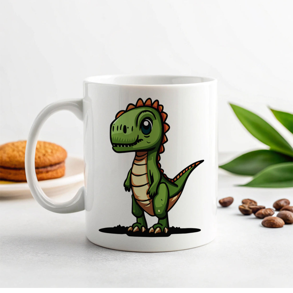 T-Rex Tyrannosaurus Dinosaur Cute Ceramic Tea Coffee Mug Cup - 11oz