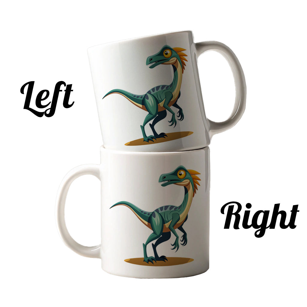 Troodon Dinosaur Ceramic Tea Coffee Mug Cup - 11oz