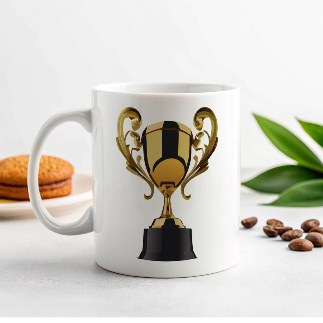 Trophy Award Ceramic Tea Coffee Mug Cup - 11oz