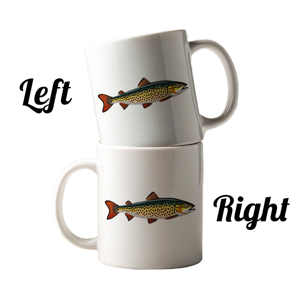 Trout Fish Fishing Ceramic Tea Coffee Mug Cup - 11oz