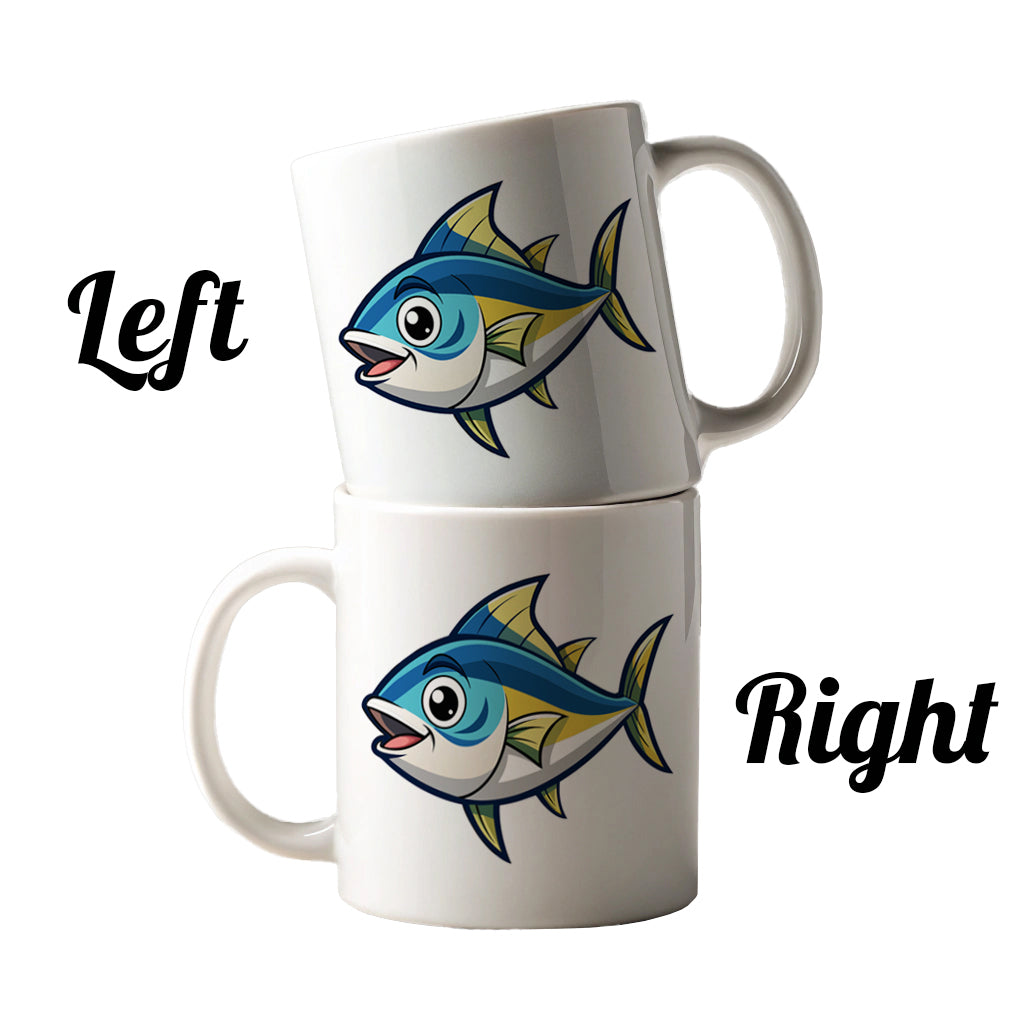 Tuna Fish Cute Ceramic Tea Coffee Mug Cup - 11oz
