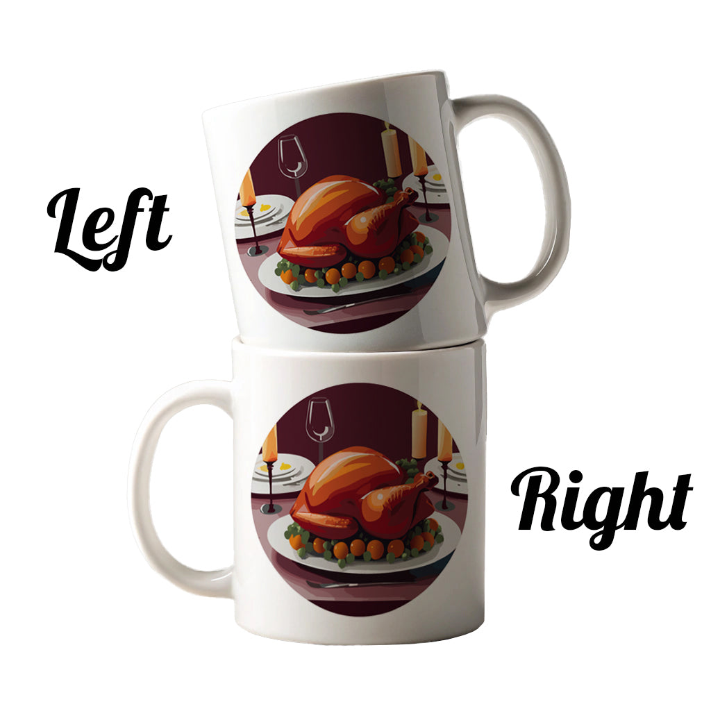 Turkey Thanksgiving Ceramic Tea Coffee Mug Cup - 11oz
