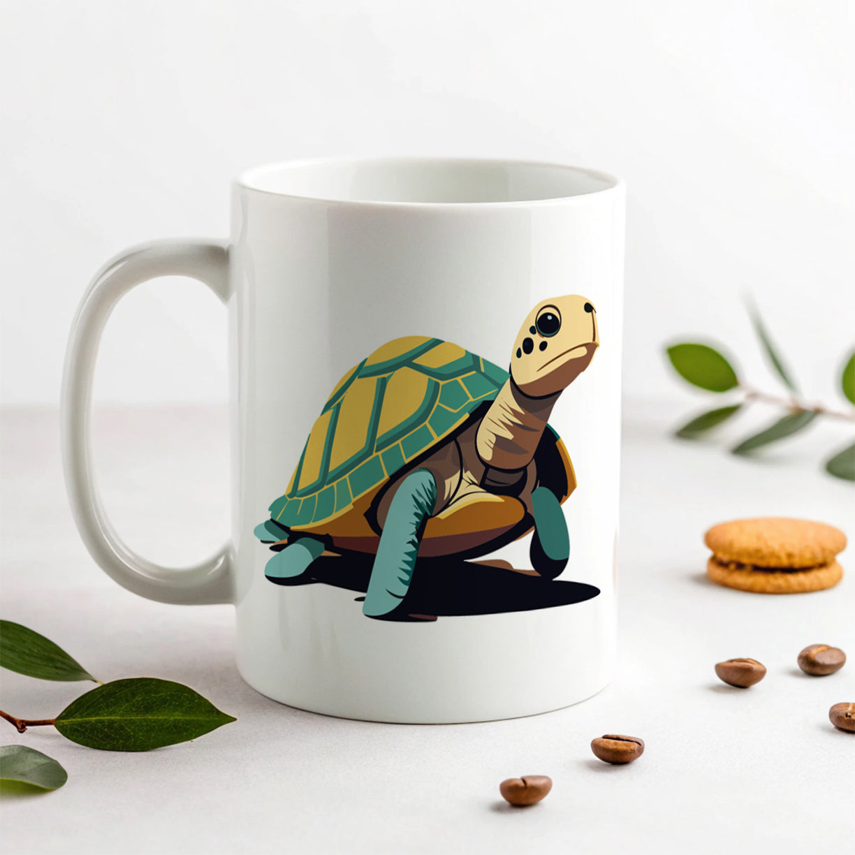 Turtle in the Wild Ceramic Tea Coffee Mug Cup - 11oz