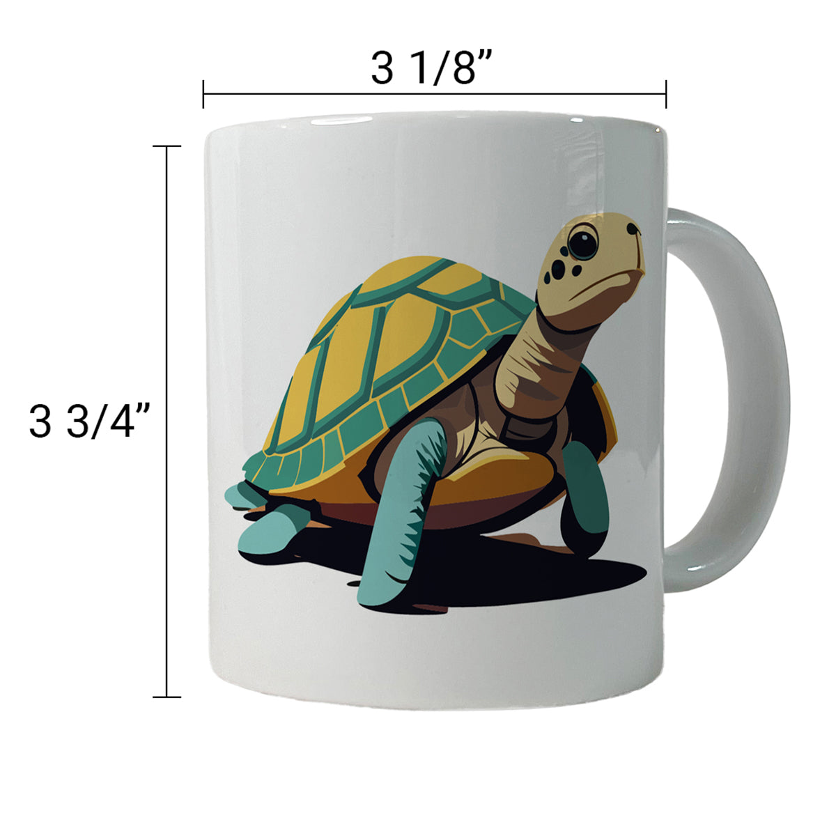 Turtle in the Wild Ceramic Tea Coffee Mug Cup - 11oz