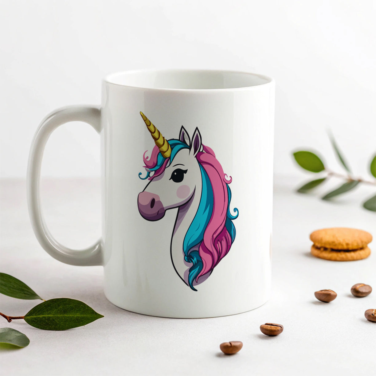 Unicorn Head Beautiful Ceramic Tea Coffee Mug Cup - 11oz
