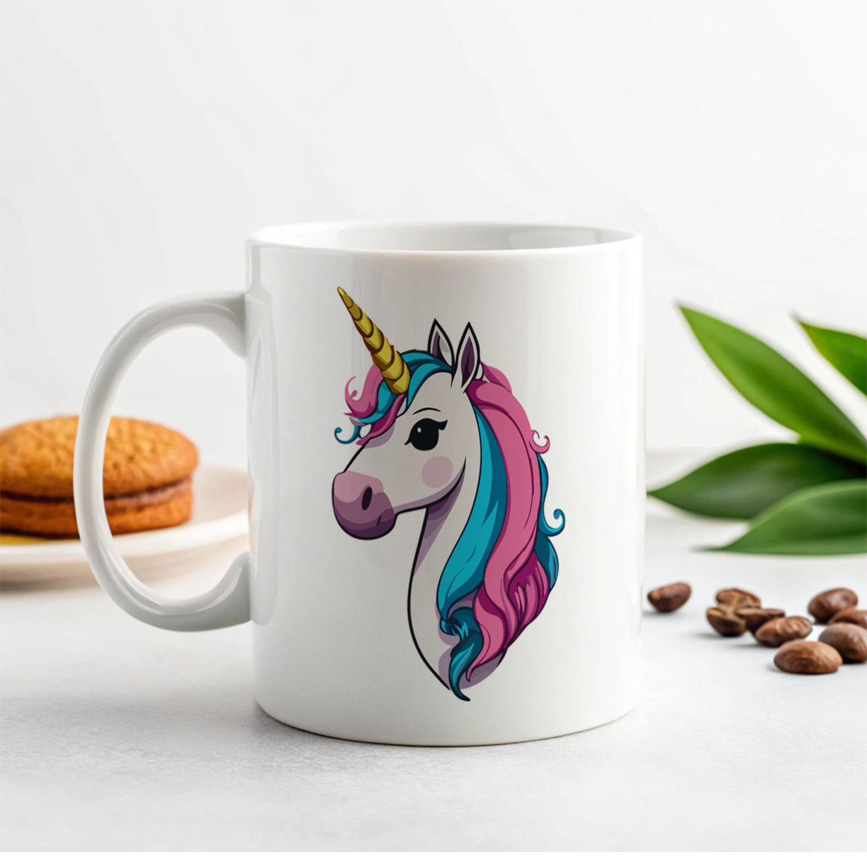 Unicorn Head Beautiful Ceramic Tea Coffee Mug Cup - 11oz