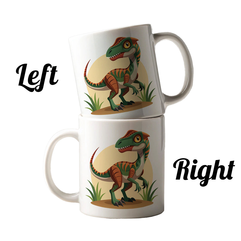 Velociraptor Dinosaur Ceramic Tea Coffee Mug Cup - 11oz