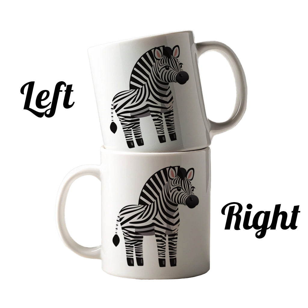 Zebra Standing Ceramic Tea Coffee Mug Cup - 11oz