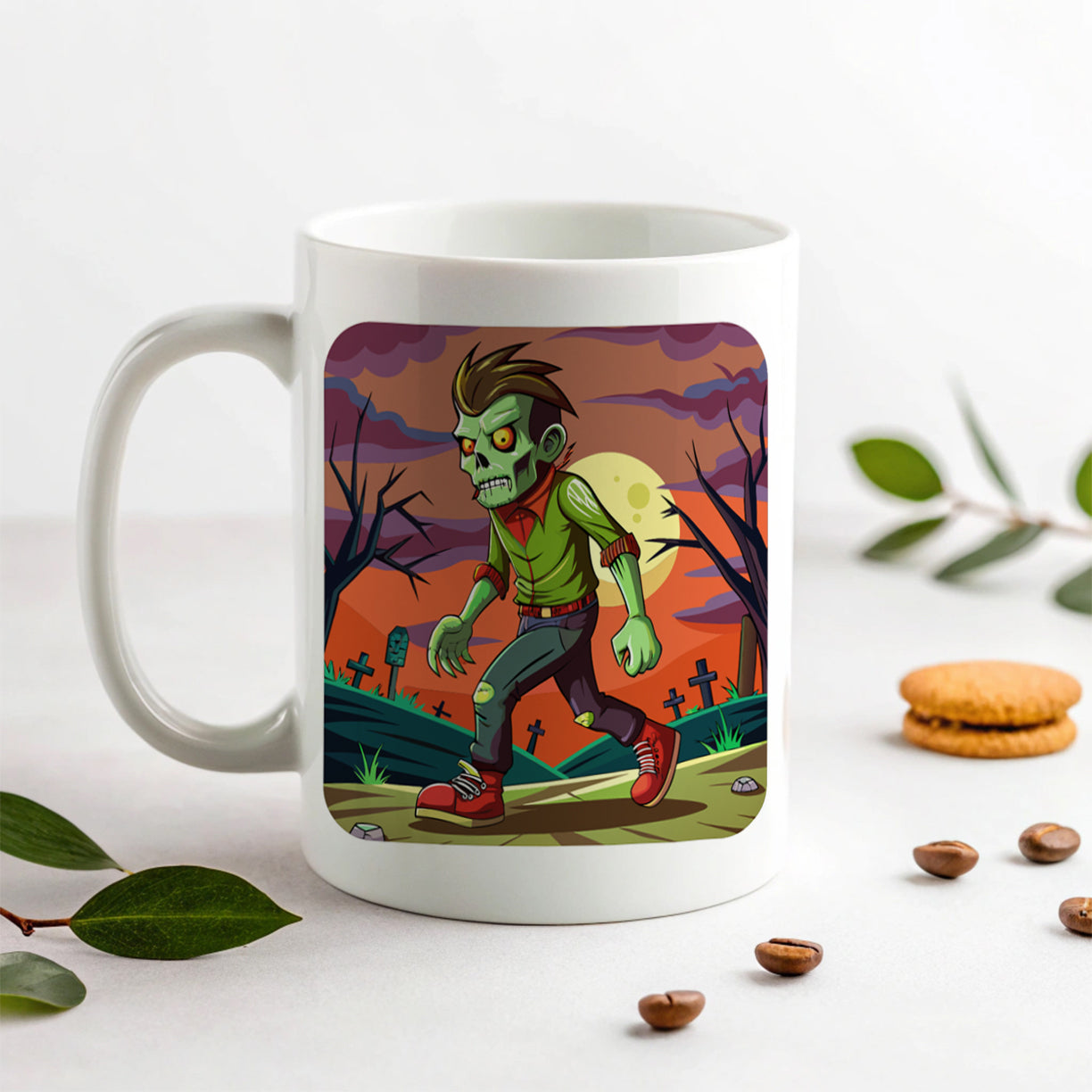 Zombie Walking Ceramic Tea Coffee Mug Cup - 11oz