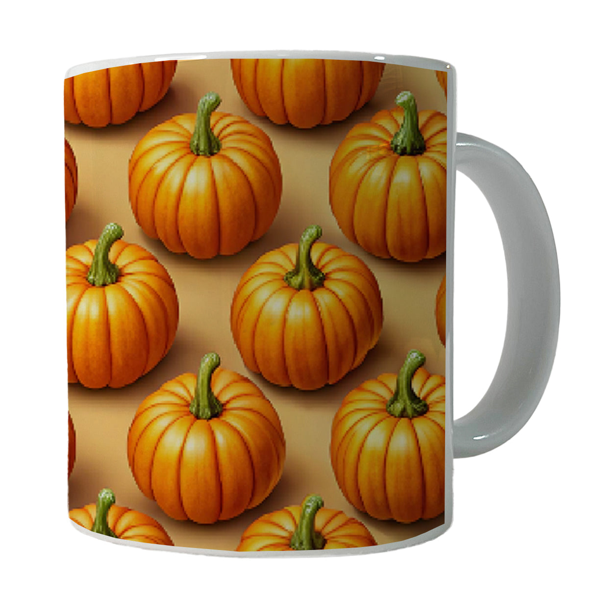 Bunch Of Pumpkins Fall Autumn Halloween Ceramic Tea Coffee Mug Cup - 11oz