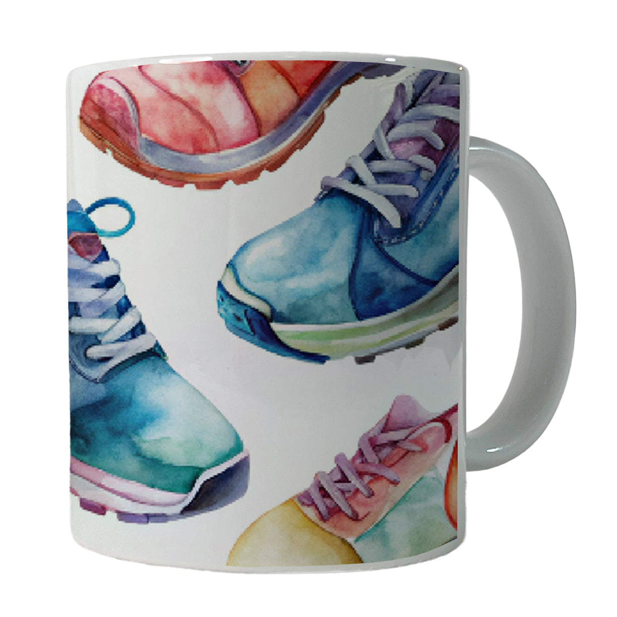 Colorful Running Shoes Runners Ceramic Tea Coffee Mug Cup - 11oz