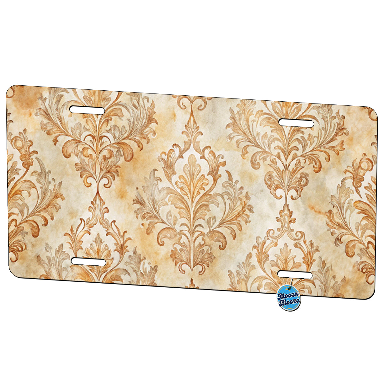 Elegant Wallpaper Metal Vanity Novelty Tag License Plate for Trucks Cars SUVs