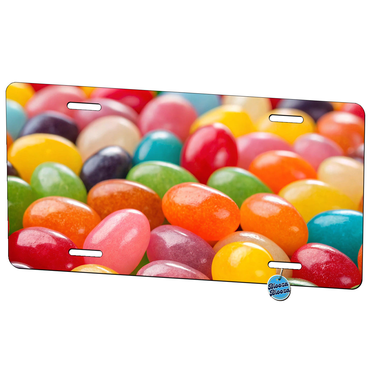 Lots of Jelly Beans Easter Candy Metal Vanity Novelty Tag License Plate for Trucks Cars SUVs
