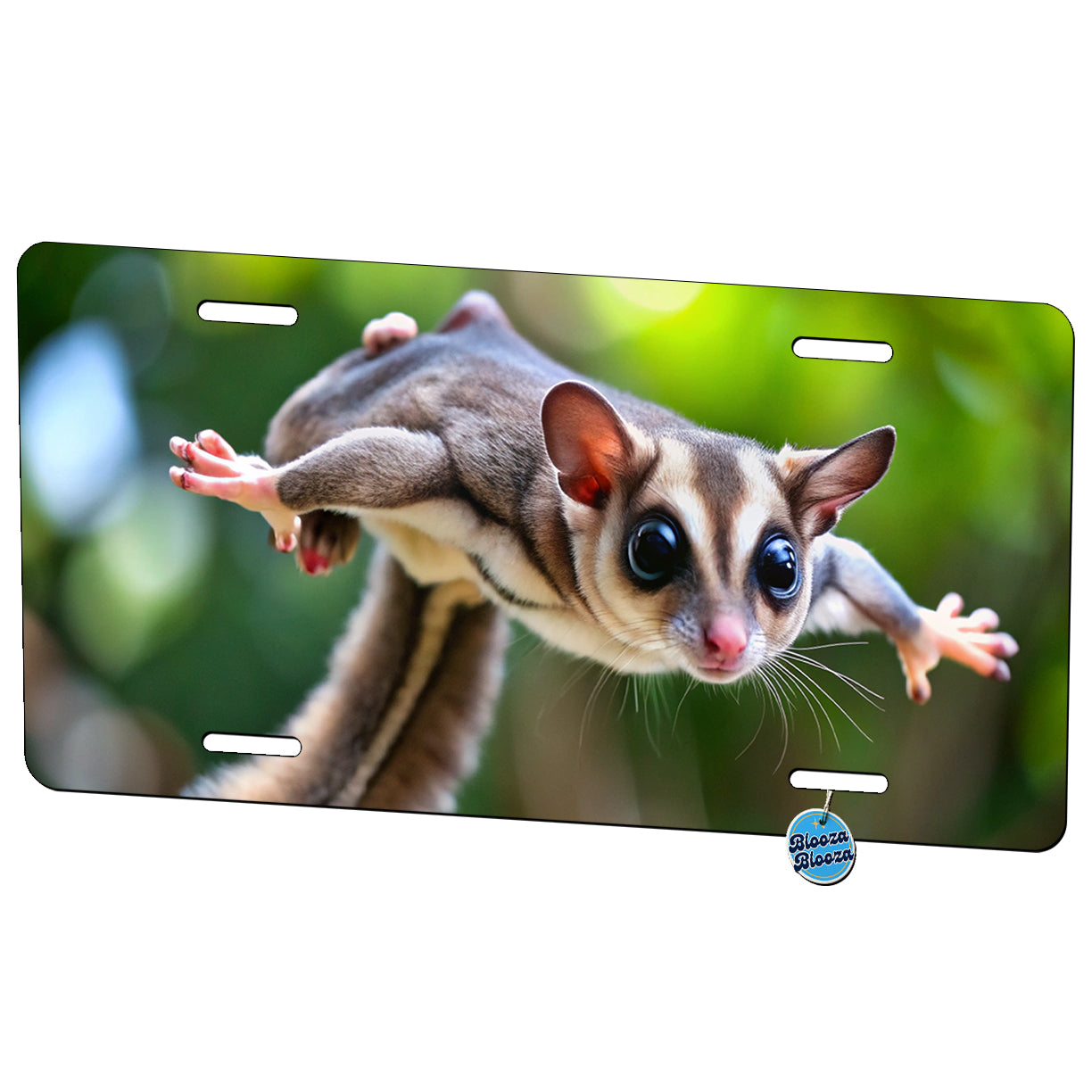 Sugar Glider Flying Gliding Metal Vanity Novelty Tag License Plate for Trucks Cars SUVs