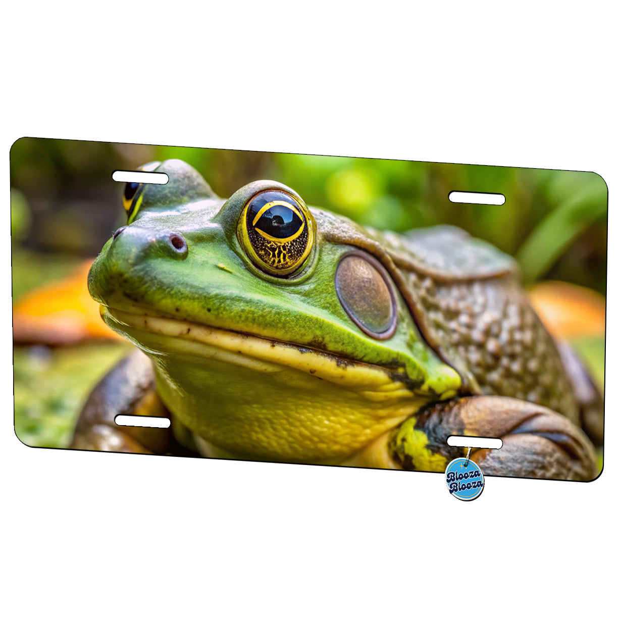 American Bullfrog Metal Vanity Novelty Tag License Plate for Trucks Cars SUVs