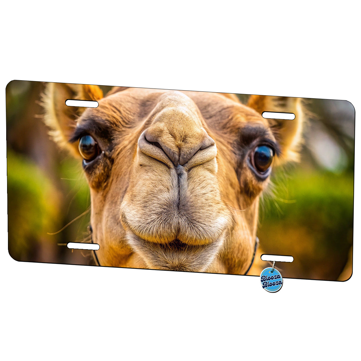 Camel Face Metal Vanity Novelty Tag License Plate for Trucks Cars SUVs
