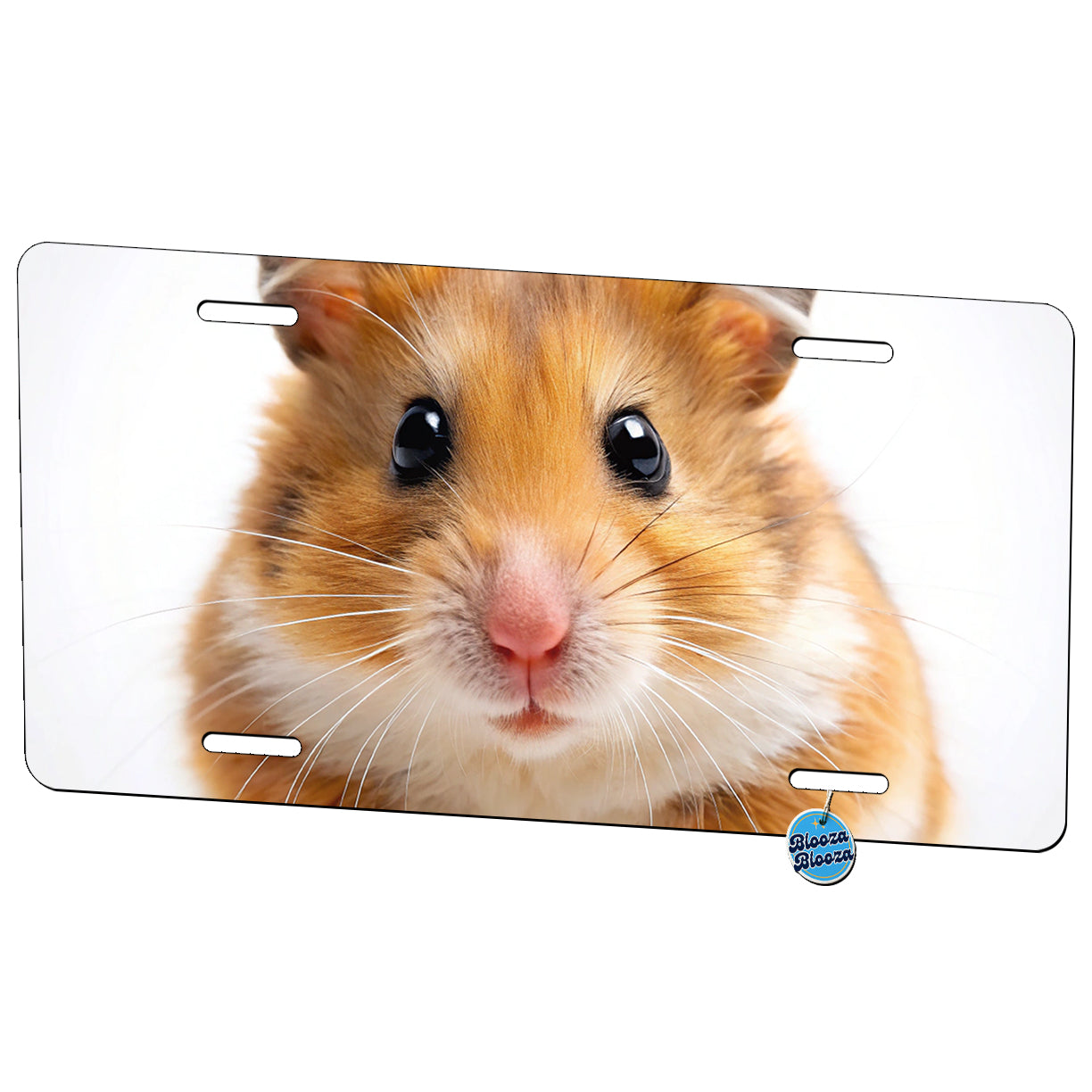 Hamster Metal Vanity Novelty Tag License Plate for Trucks Cars SUVs