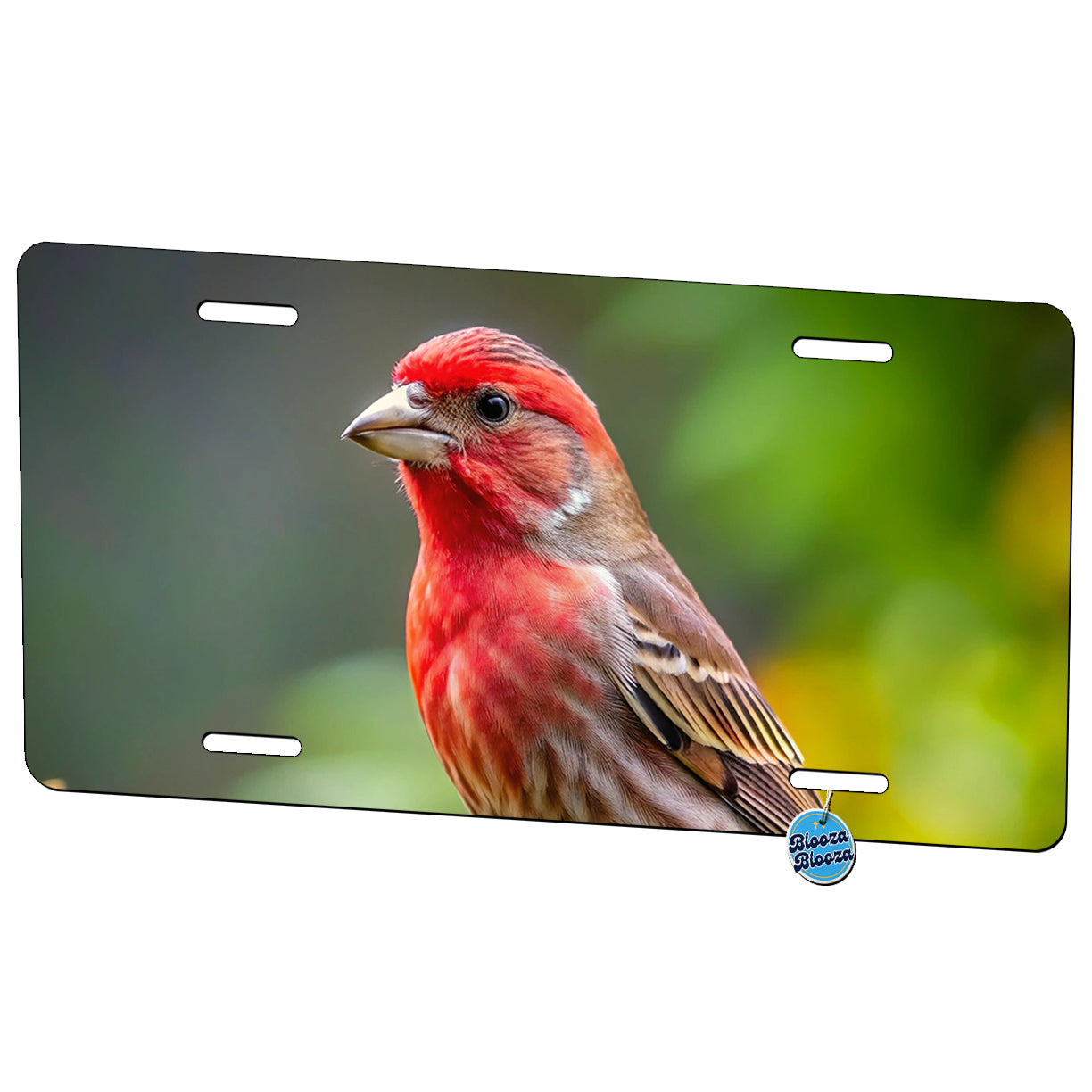 House Finch Backyard Bird Metal Vanity Novelty Tag License Plate for Trucks Cars SUVs