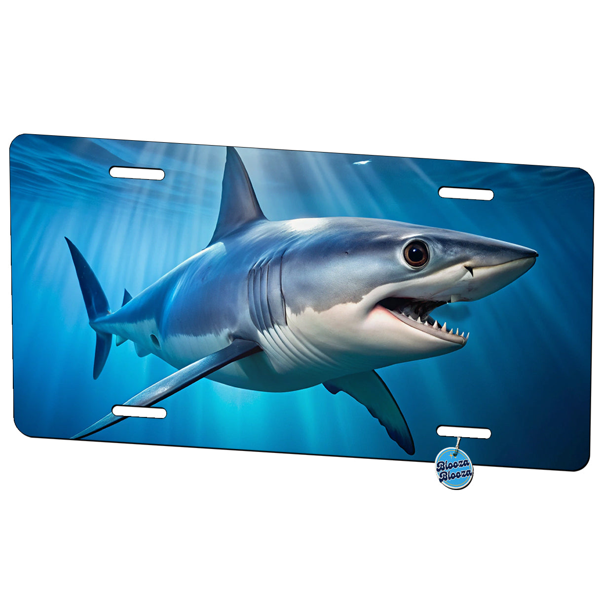 Mako Shark Metal Vanity Novelty Tag License Plate for Trucks Cars SUVs